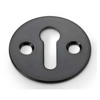 Alexander & Wilks AW399BLK Victorian Standard Profile Escutcheon - Black Powder Coat (LEAD TIME: 2-3 DAYS)