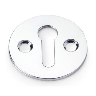 Alexander & Wilks AW399PC Victorian Standard Profile Escutcheon - Polished Chrome (LEAD TIME: 2-3 DAYS)