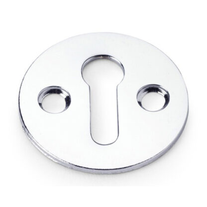 Alexander & Wilks AW399PC Victorian Standard Profile Escutcheon - Polished Chrome (LEAD TIME: 2-3 DAYS)