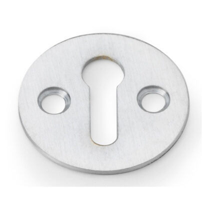 Alexander & Wilks AW399SC Victorian Standard Profile Escutcheon - Satin Chrome (LEAD TIME: 2-3 DAYS)