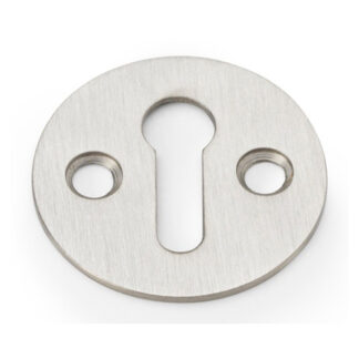 Alexander & Wilks AW399SN Victorian Standard Profile Escutcheon - Satin Nickel (LEAD TIME: 2-3 DAYS)