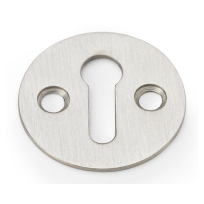 Alexander & Wilks AW399SN Victorian Standard Profile Escutcheon - Satin Nickel (LEAD TIME: 2-3 DAYS)