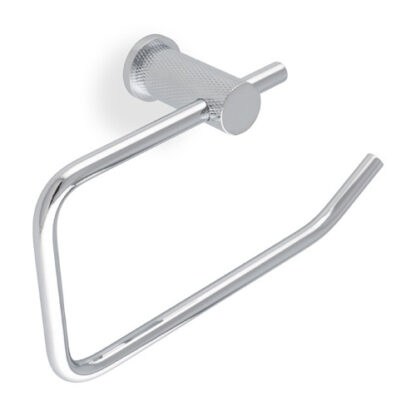 Alexander & Wilks AW450PC Brunel Diamond Knurled Toilet Roll Holder-Polished Chrome (LEAD TIME: 2-3 DAYS)