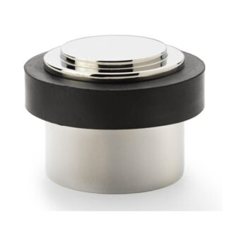 Alexander & Wilks AW603PNPVD Plain Floor Mounted Door Stop - Polished Nickel PVD (LEAD TIME: 2-3 DAYS)