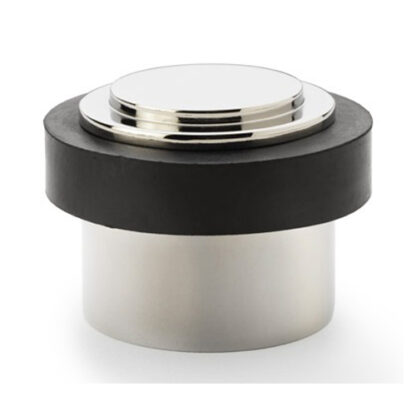 Alexander & Wilks AW603PNPVD Plain Floor Mounted Door Stop - Polished Nickel PVD (LEAD TIME: 2-3 DAYS)