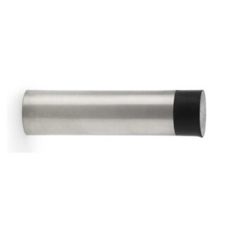 Alexander & Wilks AW610SSS Wall Mounted Cylinder Door Stop - Satin Stainless Steel (LEAD TIME: 2-3 DAYS)