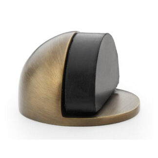 Alexander & Wilks AW631AB Shield Floor Mounted Door Stop - Antique Brass (LEAD TIME: 2-3 DAYS)