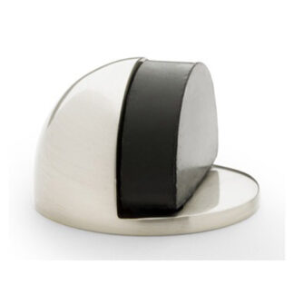 Alexander & Wilks AW631SN Shield Floor Mounted Door Stop - Satin Nickel (LEAD TIME: 2-3 DAYS)