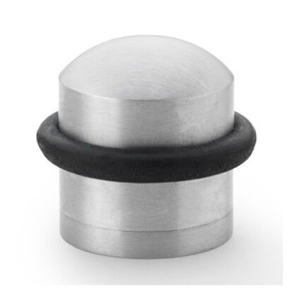 Alexander & Wilks AW638SC Dome Top Floor Mounted Door Stop - Satin Chrome (LEAD TIME: 2-3 DAYS)