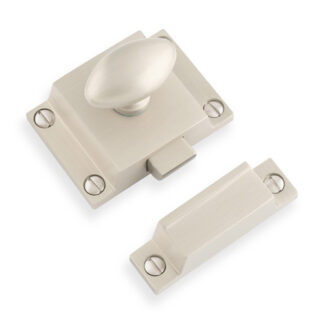Alexander & Wilks AW730SN Cupboard Latch-Satin Nickel (LEAD TIME: 2-3 DAYS)