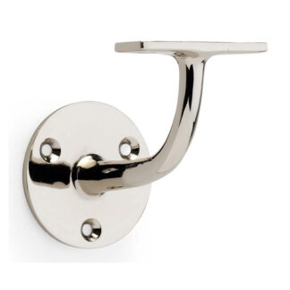 Alexander & Wilks AW750PN Architectural Handrail Bracket - Polished Nickel (LEAD TIME: 2-3 DAYS)