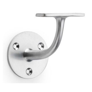 Alexander & Wilks AW750SC Architectural Handrail Bracket - Satin Chrome (LEAD TIME: 2-3 DAYS)