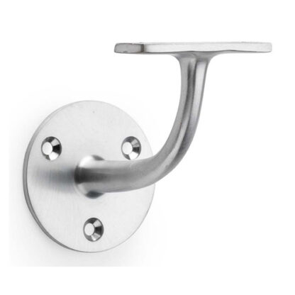 Alexander & Wilks AW750SC Architectural Handrail Bracket - Satin Chrome (LEAD TIME: 2-3 DAYS)
