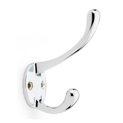 Alexander & Wilks AW770PC Victorian Hat and Coat Hook - Polished Chrome (LEAD TIME: 2-3 DAYS)