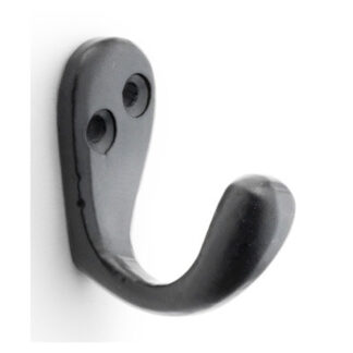 Alexander & Wilks AW774BL Victorian Single Robe Hook - Black (LEAD TIME: 2-3 DAYS)