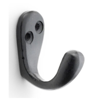 Alexander & Wilks AW774BL Victorian Single Robe Hook - Black (LEAD TIME: 2-3 DAYS)