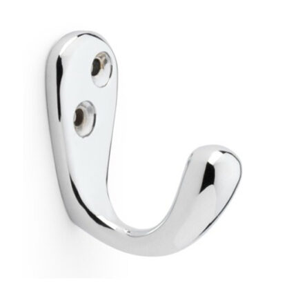 Alexander & Wilks AW774PC Victorian Single Robe Hook - Polished Chrome (LEAD TIME: 2-3 DAYS)
