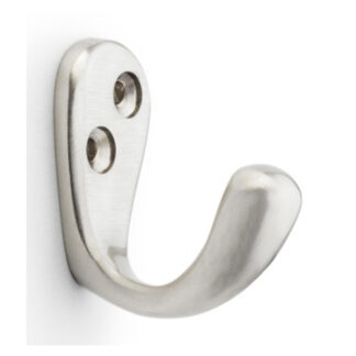 Alexander & Wilks AW774SN Victorian Single Robe Hook - Satin Nickel (LEAD TIME: 2-3 DAYS)