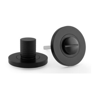 Alexander & Wilks AW790BL Knurled Thumbturn and Release - Black (LEAD TIME: 2-3 DAYS)