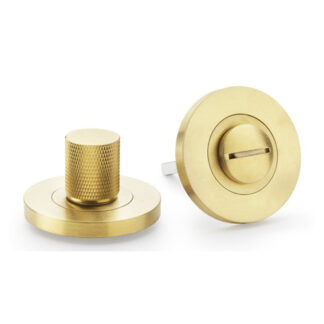 Alexander & Wilks AW790SBPVD Knurled Thumbturn and Release - Satin Brass PVD (LEAD TIME: 2-3 DAYS)