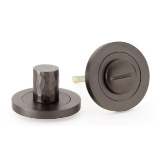 Alexander & Wilks AW793DBZ Hammered Thumbturn and Release - Dark Bronze (LEAD TIME: 2-3 DAYS)