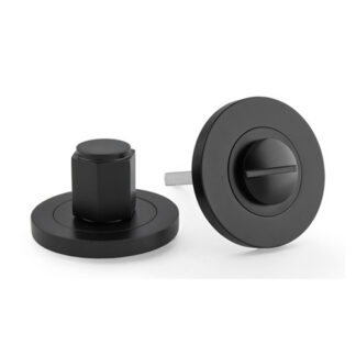 Alexander & Wilks AW794BL Hex Thumbturn and Release - Black (LEAD TIME: 2-3 DAYS)
