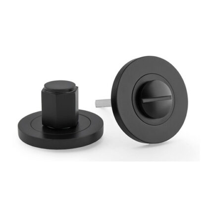 Alexander & Wilks AW794BL Hex Thumbturn and Release - Black (LEAD TIME: 2-3 DAYS)