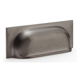 Alexander & Wilks AW905DBZPVD Quantock Cup Pull Handle - Dark Bronze PVD - Centres 96mm (LEAD TIME: 2-3 DAYS)