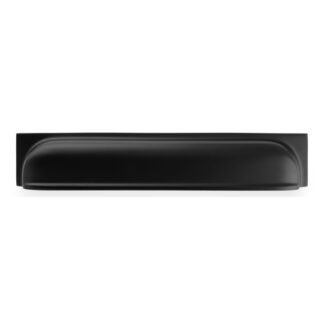 Alexander & Wilks AW906BL Quantock Cup Pull Handle - Black - Centres 203mm (LEAD TIME: 2-3 DAYS)
