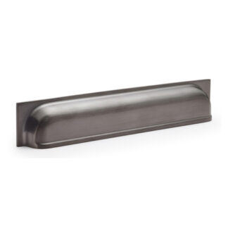 Alexander & Wilks AW906DBZPVD Quantock Cup Pull Handle - Dark Bronze PVD - Centres 203mm (LEAD TIME: 2-3 DAYS)
