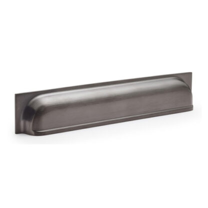 Alexander & Wilks AW906DBZPVD Quantock Cup Pull Handle - Dark Bronze PVD - Centres 203mm (LEAD TIME: 2-3 DAYS)