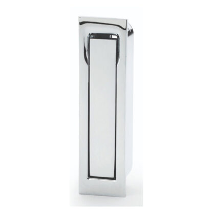 Alexander & Wilks AW990PC Square Sliding Door Edge Pull - Polished Chrome (LEAD TIME: 2-3 DAYS)
