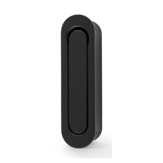 Alexander & Wilks AW991BL Radius Sliding Door Edge Pull - Black (LEAD TIME: 2-3 DAYS)