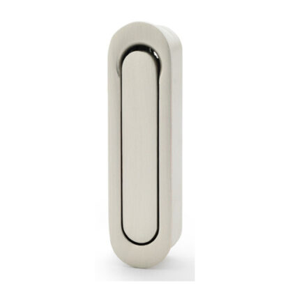 Alexander & Wilks AW991SN Radius Sliding Door Edge Pull - Satin Nickel (LEAD TIME: 2-3 DAYS)
