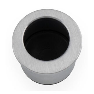 Alexander & Wilks AW992SC Round Sliding Door Finger Edge Pull-Satin Chrome (LEAD TIME: 2-3 DAYS)