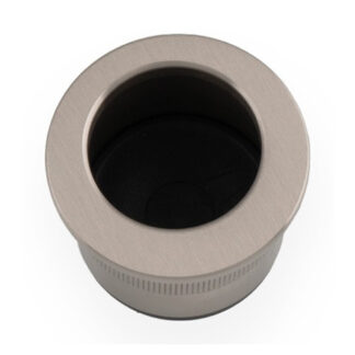 Alexander & Wilks AW992SN Round Sliding Door Finger Edge Pull-Satin Nickel (LEAD TIME: 2-3 DAYS)