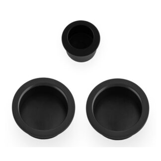 Alexander & Wilks AW994BL Sliding door pull kit-Black (LEAD TIME: 2-3 DAYS)