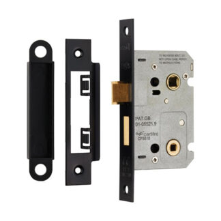 EuroSpec BAE5025MB Easi-T Residential Bathroom Lock 65mm (LEAD TIME: 2-3 DAYS)