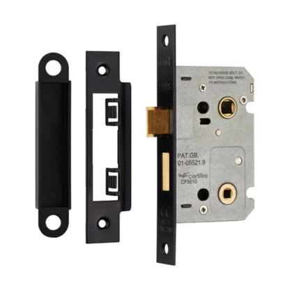 EuroSpec BAE5025MB Easi-T Residential Bathroom Lock 65mm (LEAD TIME: 2-3 DAYS)