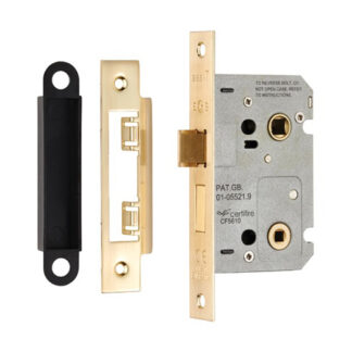 EuroSpec BAE5025SB Easi-T Residential Bathroom Lock 65mm (LEAD TIME: 2-3 DAYS)