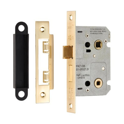 EuroSpec BAE5025SB Easi-T Residential Bathroom Lock 65mm (LEAD TIME: 2-3 DAYS)