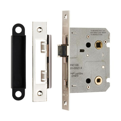 EuroSpec BAE5030NP Easi-T Residential Bathroom Lock 78mm  (LEAD TIME: 2-3 DAYS)