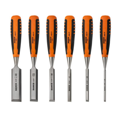Bahco Bevel Edge Chisel Set of 6 - Image 2