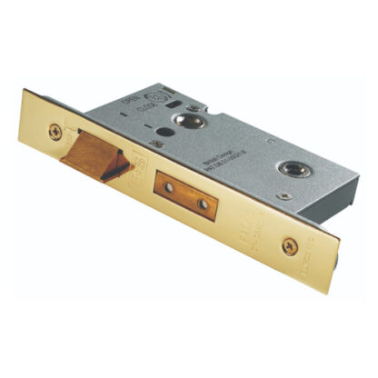 EuroSpec BAS5025PVD Bathroom Lock 64mm (LEAD TIME: 2-3 DAYS)