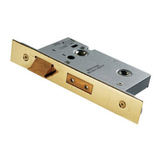 EuroSpec BAS5030PVD Bathroom Lock 76mm (LEAD TIME: 2-3 DAYS)