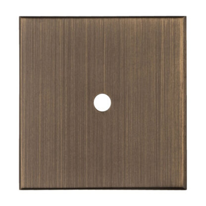 Carlisle Brass BP40AB Square Cupboard knob Backplate (LEAD TIME: 2-3 DAYS)