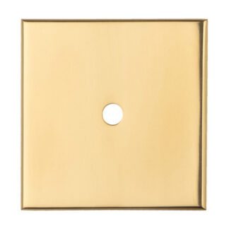 Carlisle Brass BP40PB Square Cupboard knob Backplate (LEAD TIME: 2-3 DAYS)