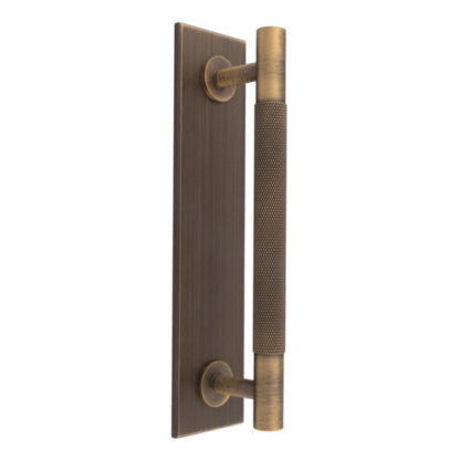 Carlisle Brass BP700CAB200AB Knurled Pull handle on Backplate (LEAD TIME: 2-3 DAYS)