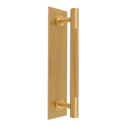 Carlisle Brass BP700CSB200SB Knurled Pull handle on Backplate (LEAD TIME: 2-3 DAYS)