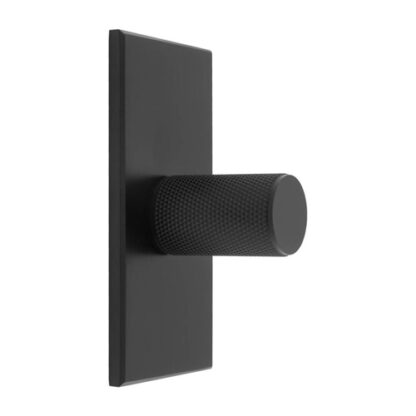 Carlisle Brass BP702MB76MB Knurled Cylinder Knob on backplate (LEAD TIME: 2-3 DAYS) - Image 2